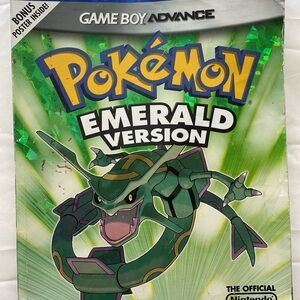 Pokémon Emerald Version Game Boy Advance guidebook